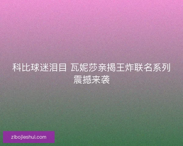 科比球迷泪目 瓦妮莎亲揭王炸联名系列震撼来袭